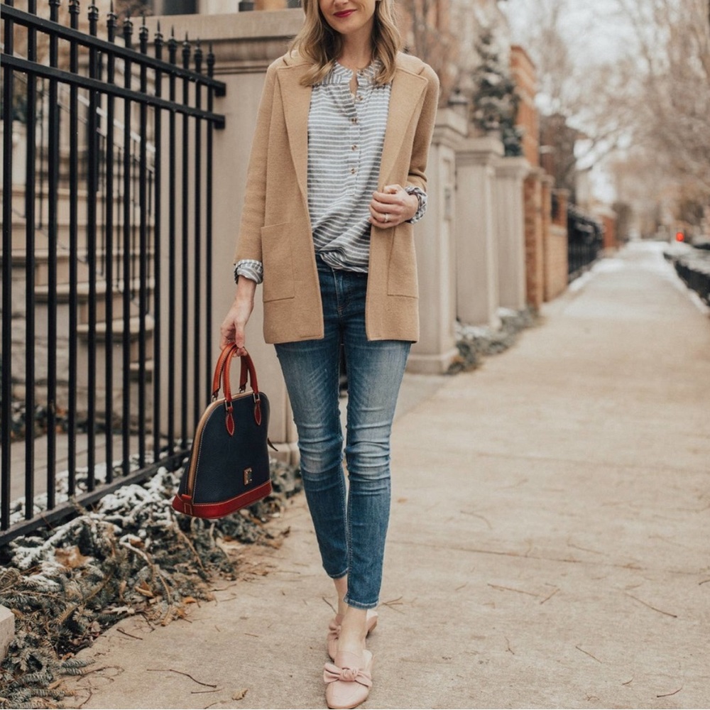 J crew knit blazer